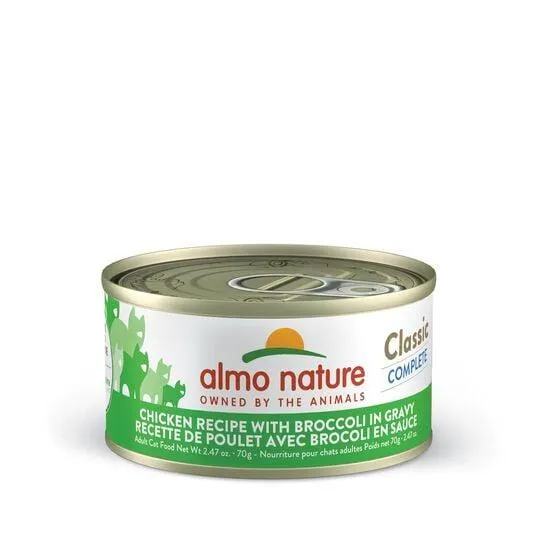 Recette poulet avec brocoli en sauce « Classic Complete » pour chats, 70 g