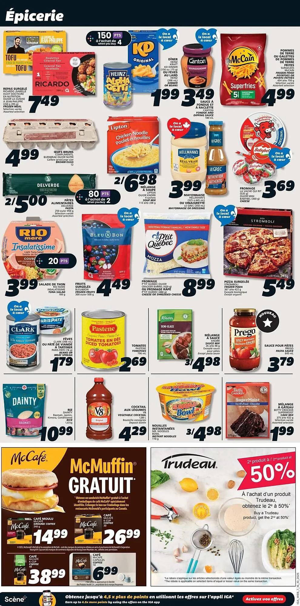 IGA flyer from October 16 to October 22 2025 - flyer page 9