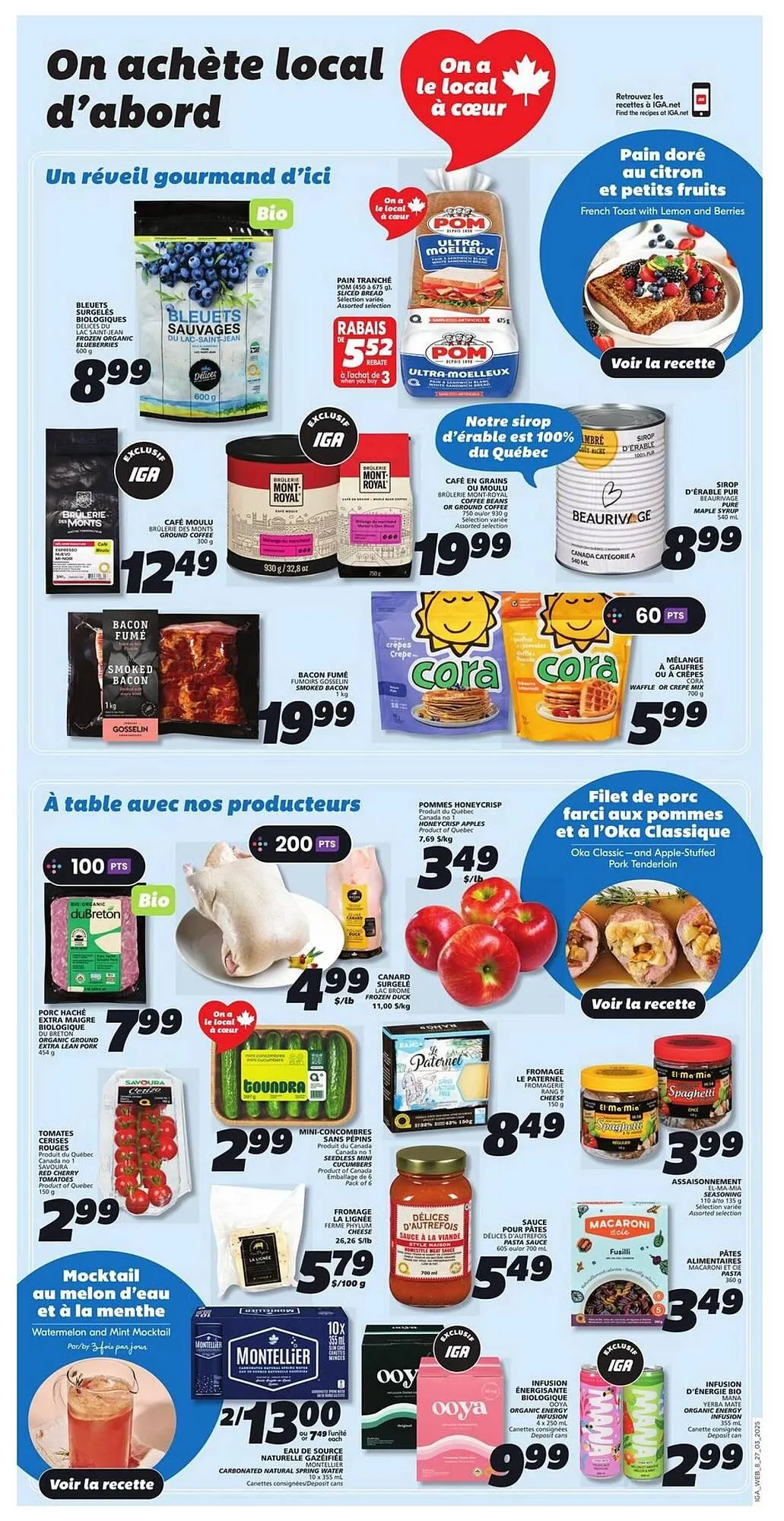 IGA flyer from March 27 to April 2 2025 - flyer page 12