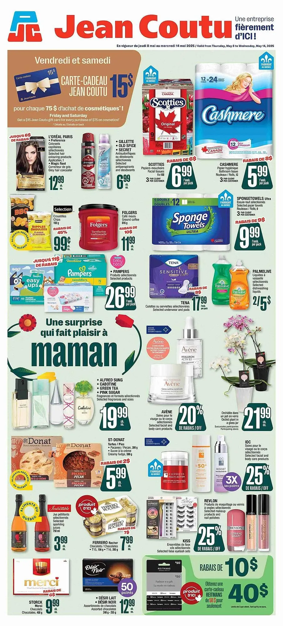 Jean Coutu flyer from May 8 to May 14 2025 - flyer page 1