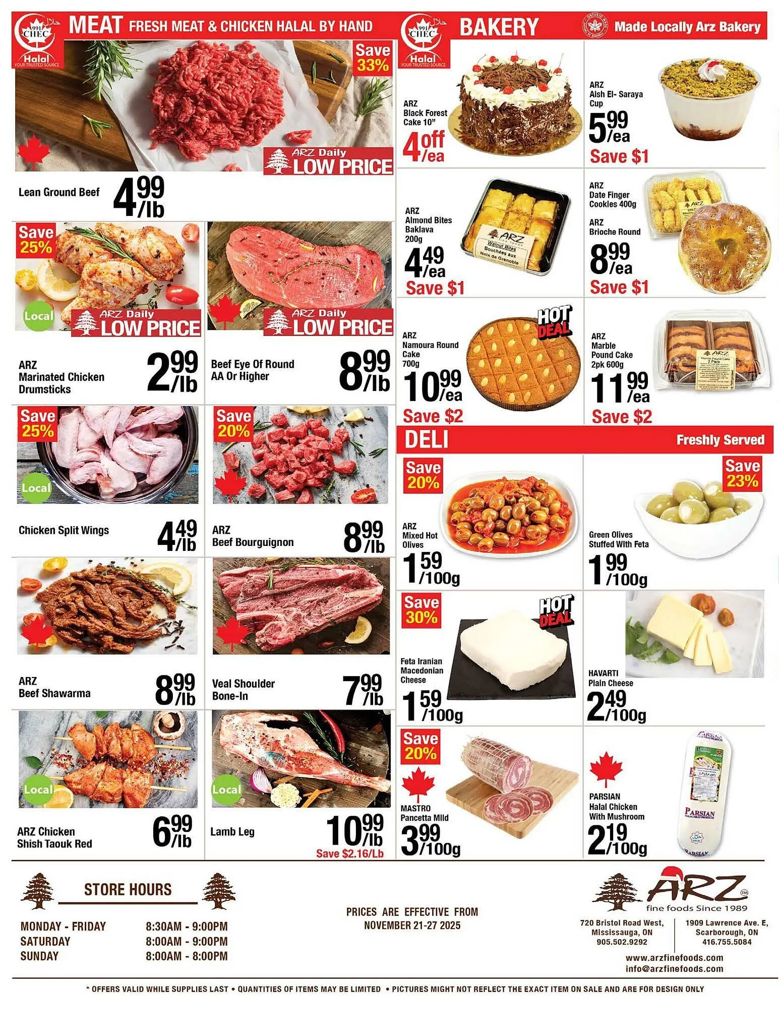 Arz Fine Foods flyer from November 20 to November 27 2025 - flyer page 4
