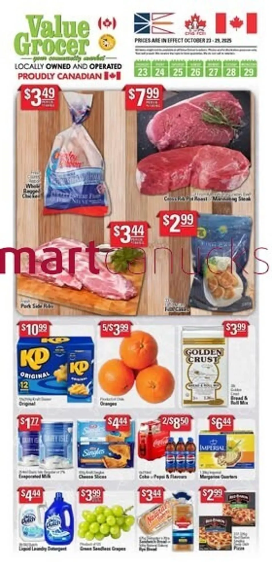 Value Grocer flyer from October 23 to October 29 2025 - flyer page 1