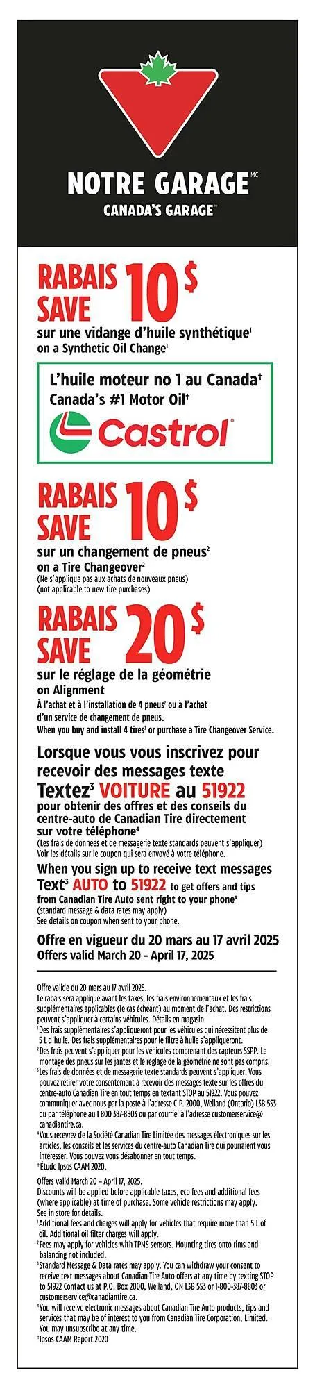 Canadian Tire flyer from April 1 to April 18 2025 - flyer page 42