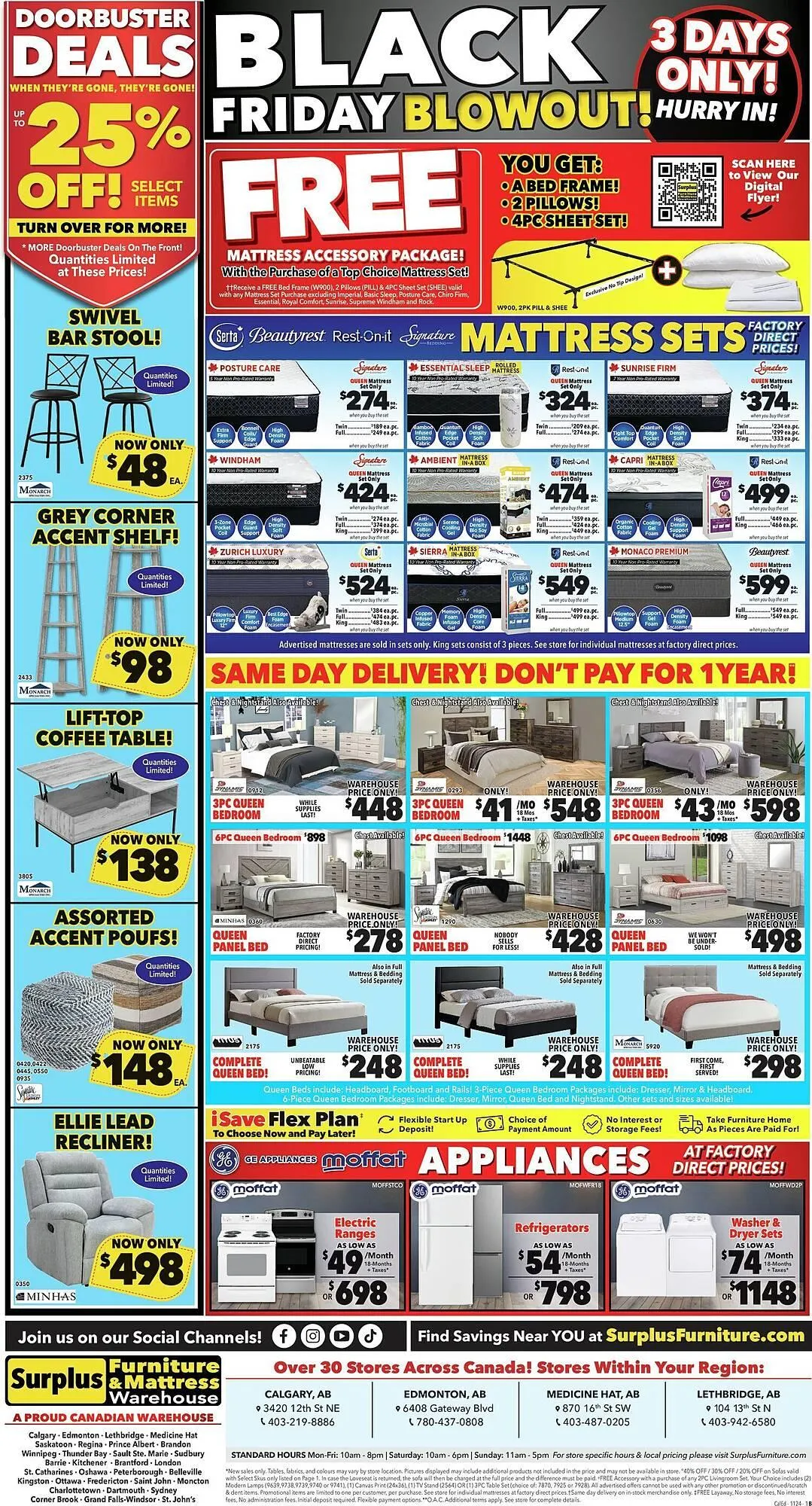 Surplus Furniture flyer from November 24 to December 1 2025 - flyer page 2