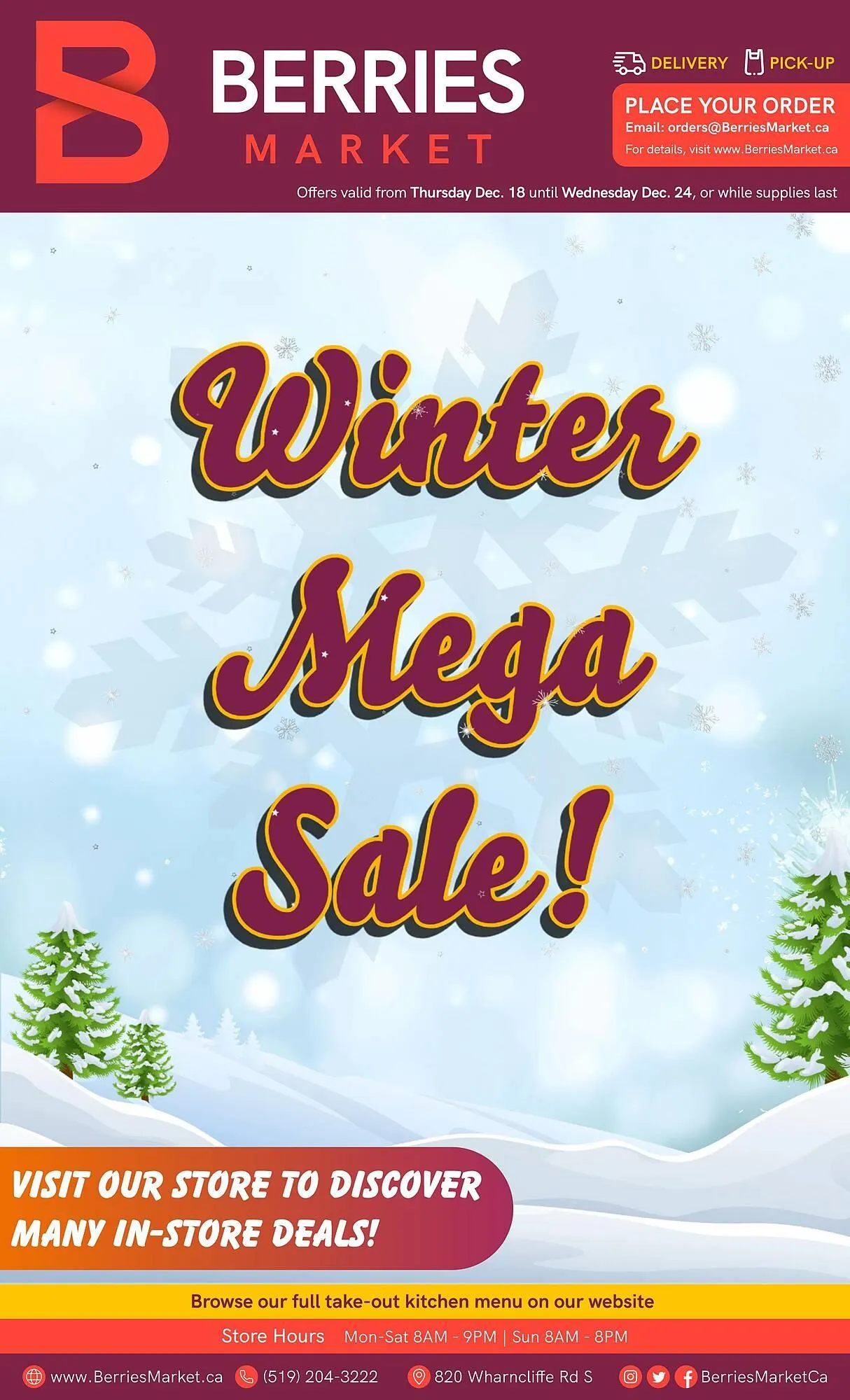 Berries Market flyer from December 18 to December 24 2025 - flyer page 1