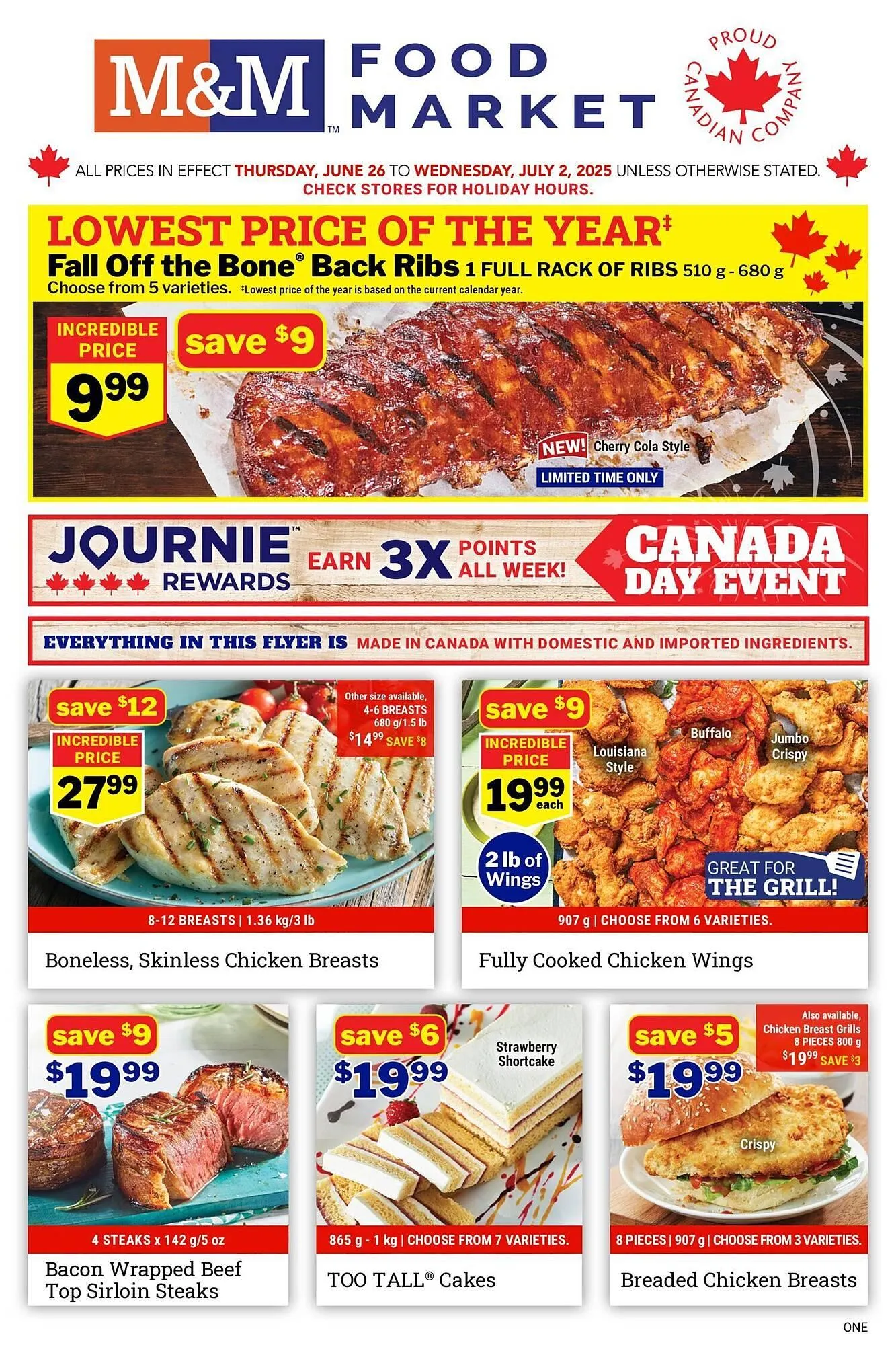 M & M Food Market flyer - 1