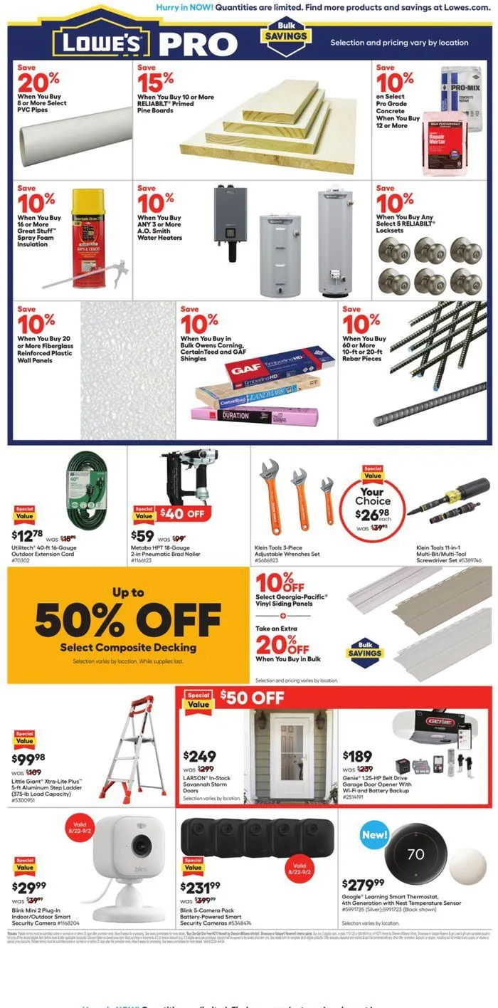 Current deals and offers from August 22 to September 4 2024 - flyer page 4