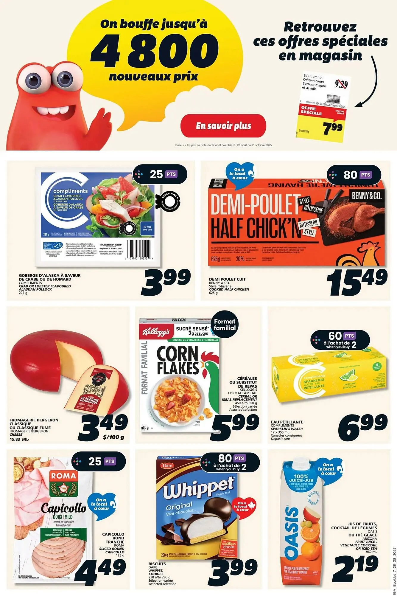 IGA flyer from August 28 to September 3 2025 - flyer page 24