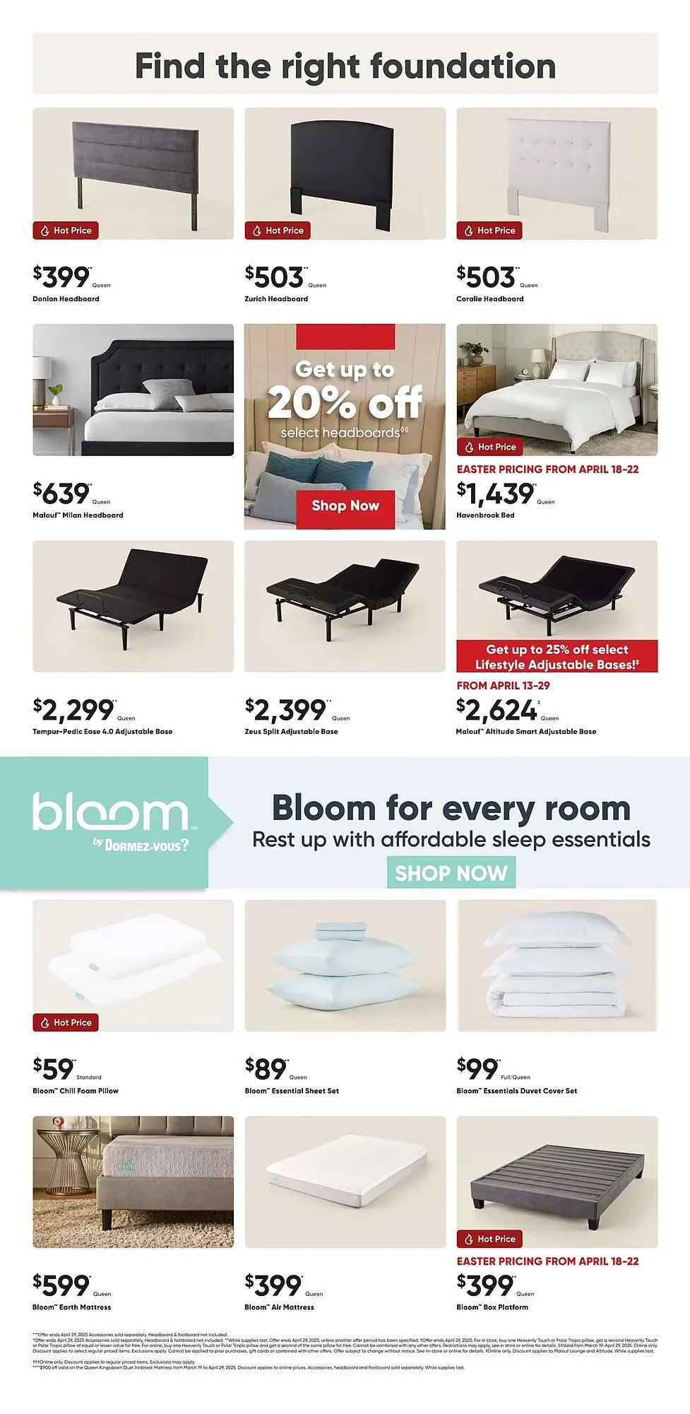 Dormez Vous flyer from April 20 to April 26 2025 - flyer page 4