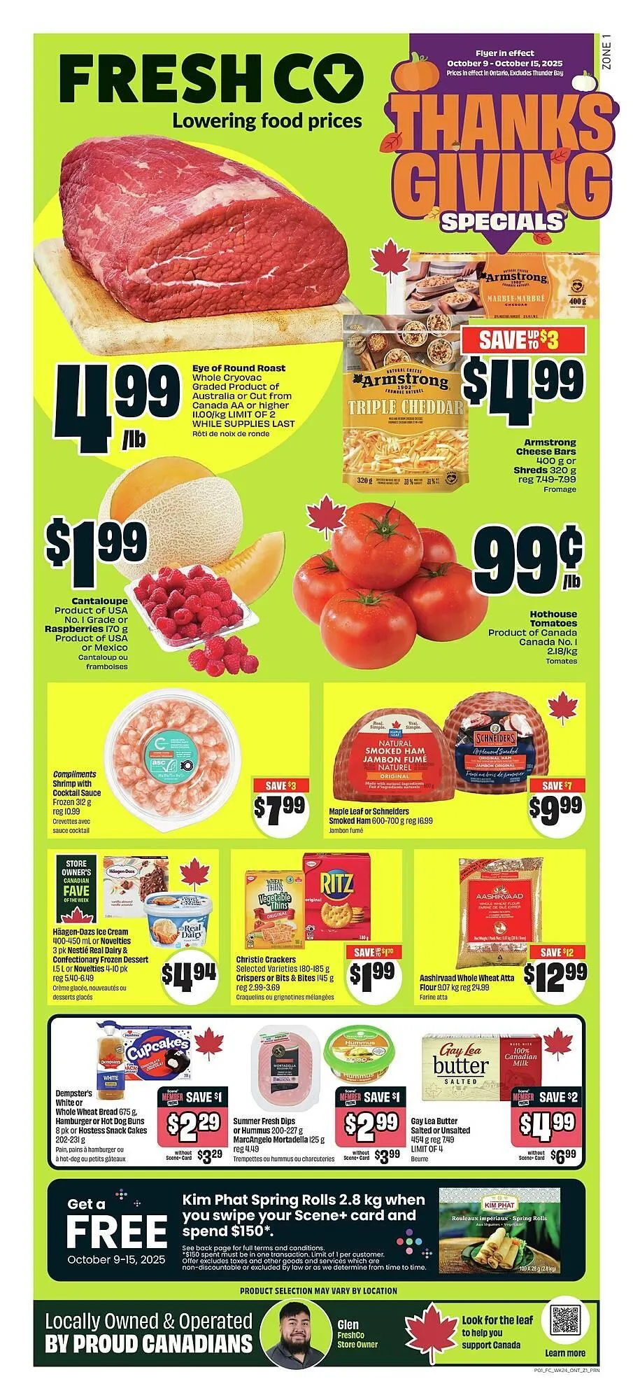 FreshCo flyer from October 9 to October 23 2025 - flyer page 1