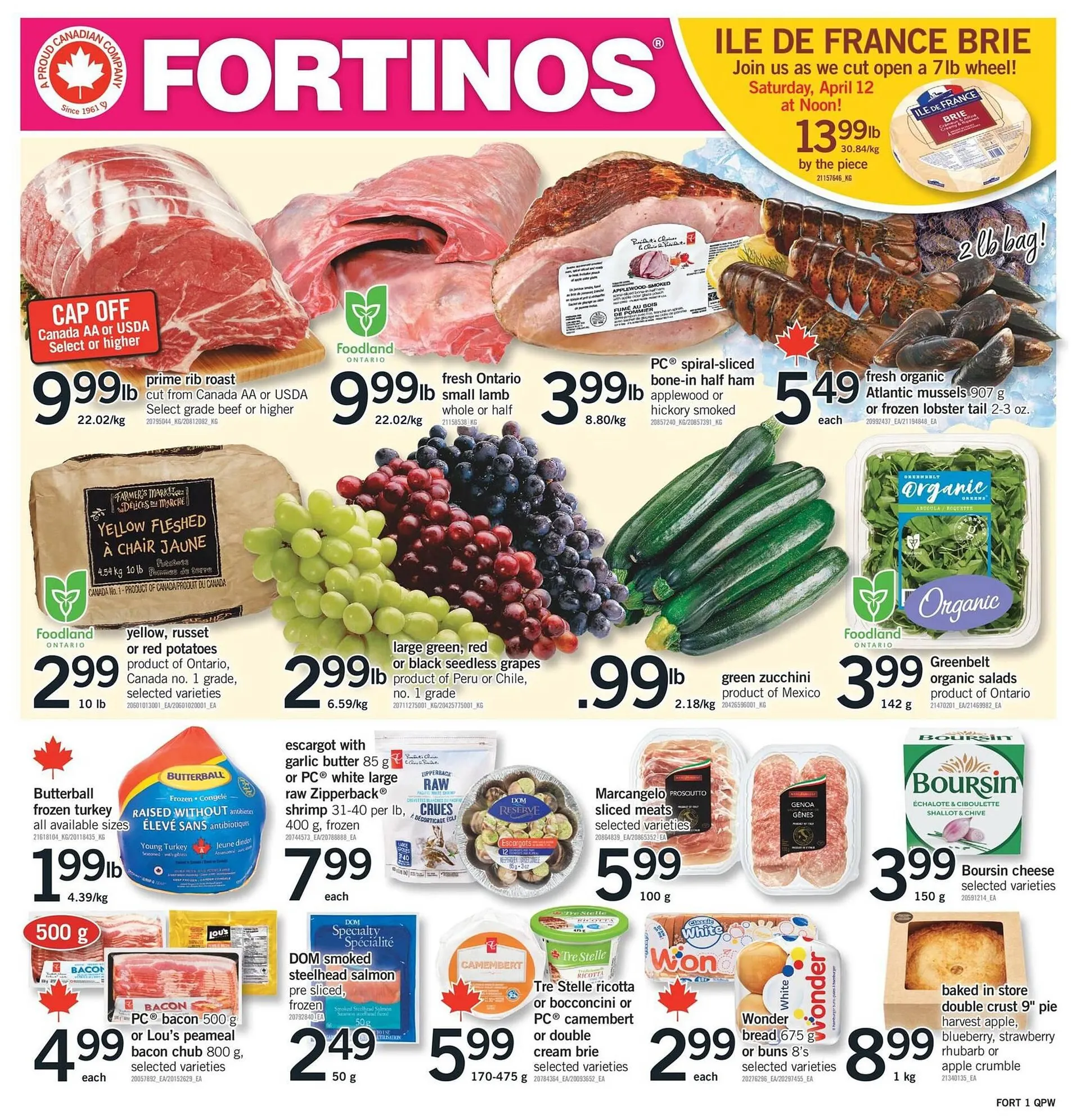 Fortinos flyer from April 10 to April 16 2025 - flyer page 1