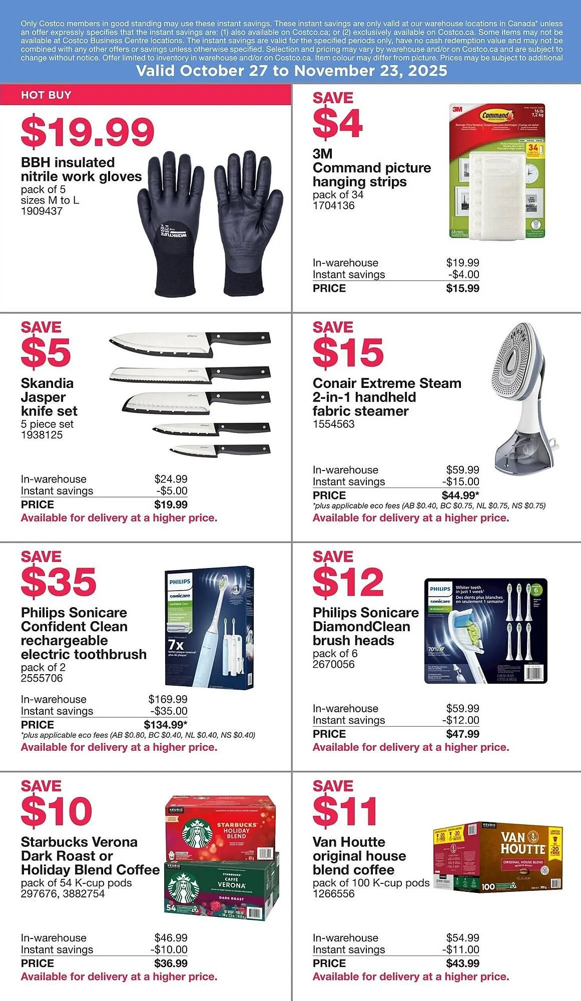 Costco flyer from October 23 to November 5 2025 - flyer page 8