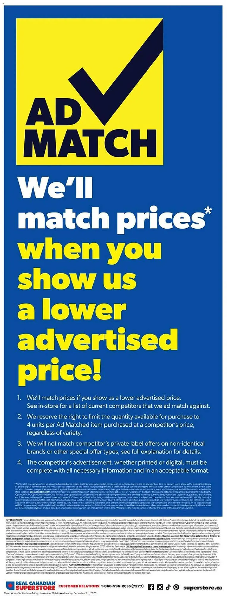 Real Canadian Superstore flyer from November 28 to December 3 2025 - flyer page 14
