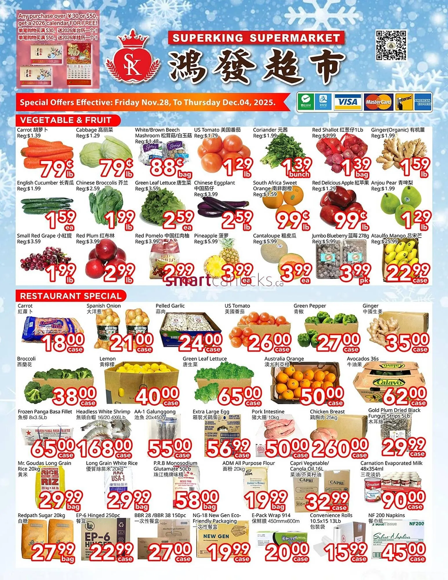 Superking Supermarket flyer from November 28 to December 4 2025 - flyer page 1