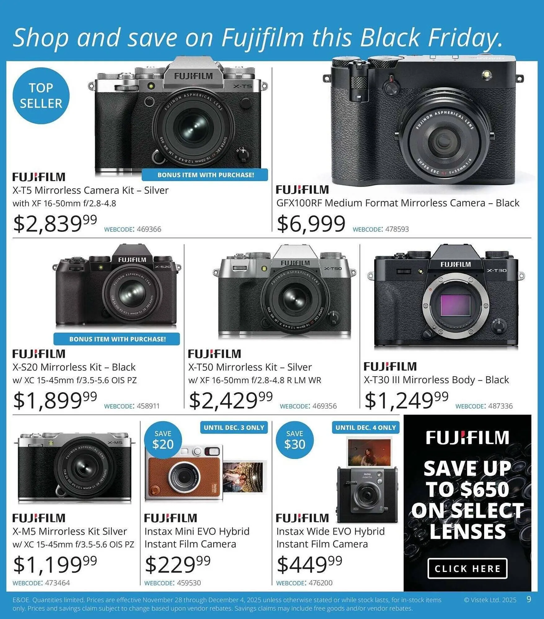 Vistek flyer from November 28 to December 5 2025 - flyer page 9