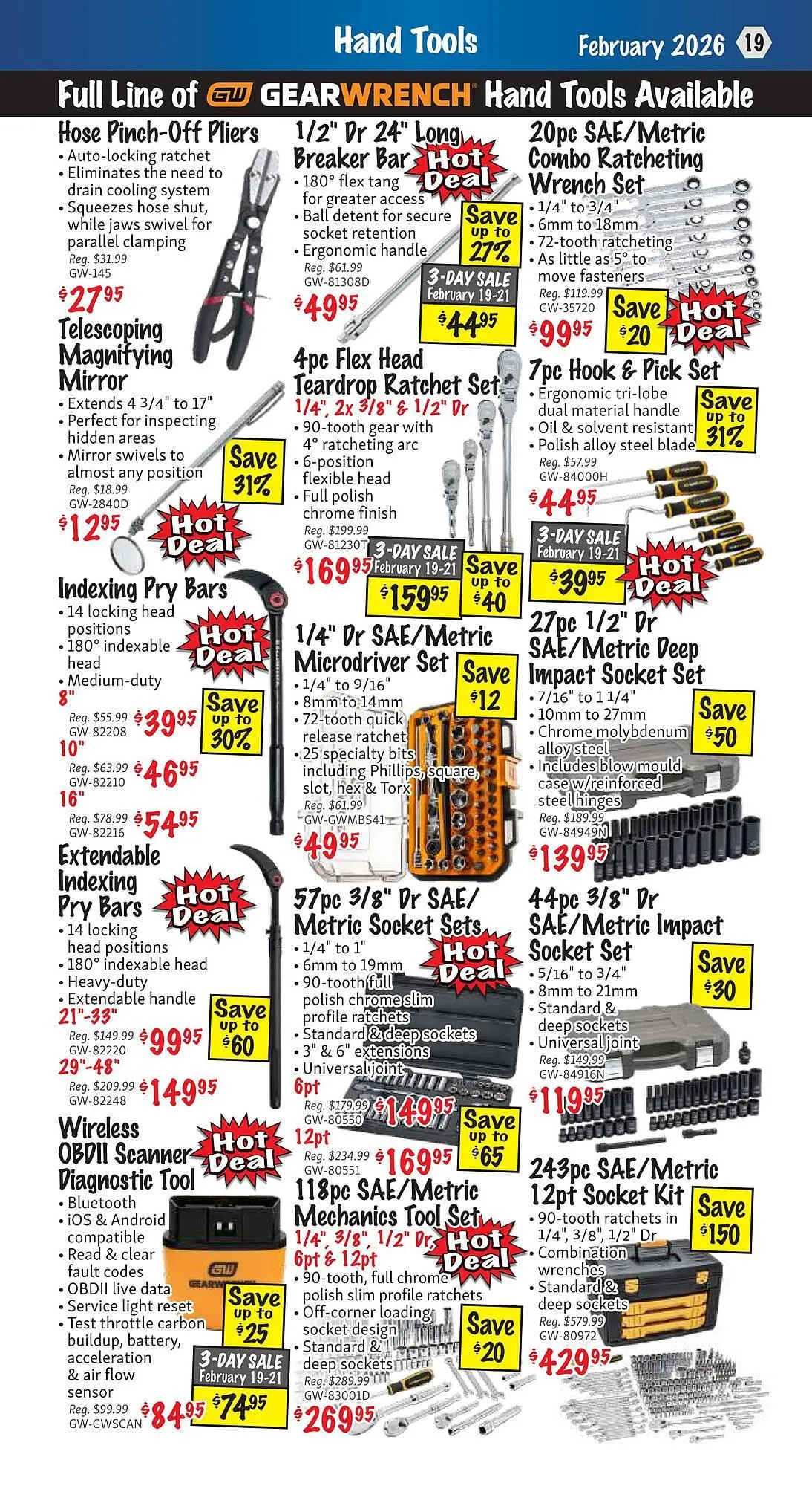 KMS Tools flyer from February 1 to February 28 2026 - flyer page 19