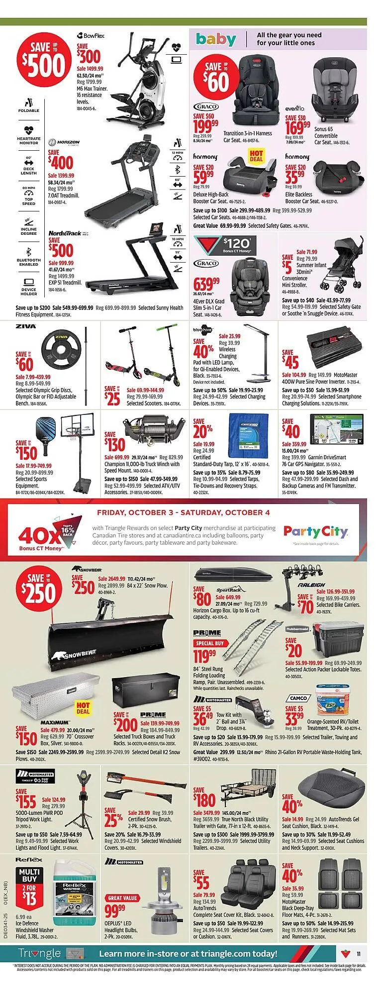 Canadian Tire flyer from October 2 to October 8 2025 - flyer page 11