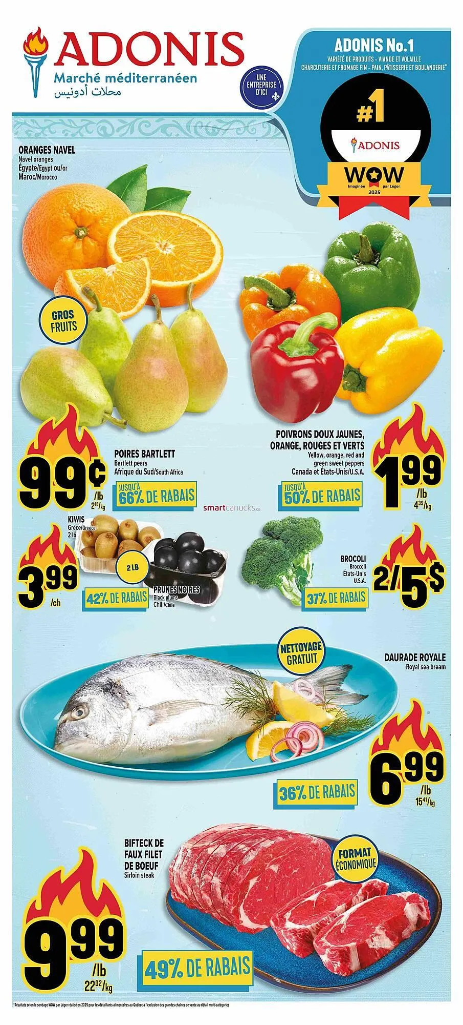 Marché Adonis flyer from April 10 to April 23 2025 - flyer page 1