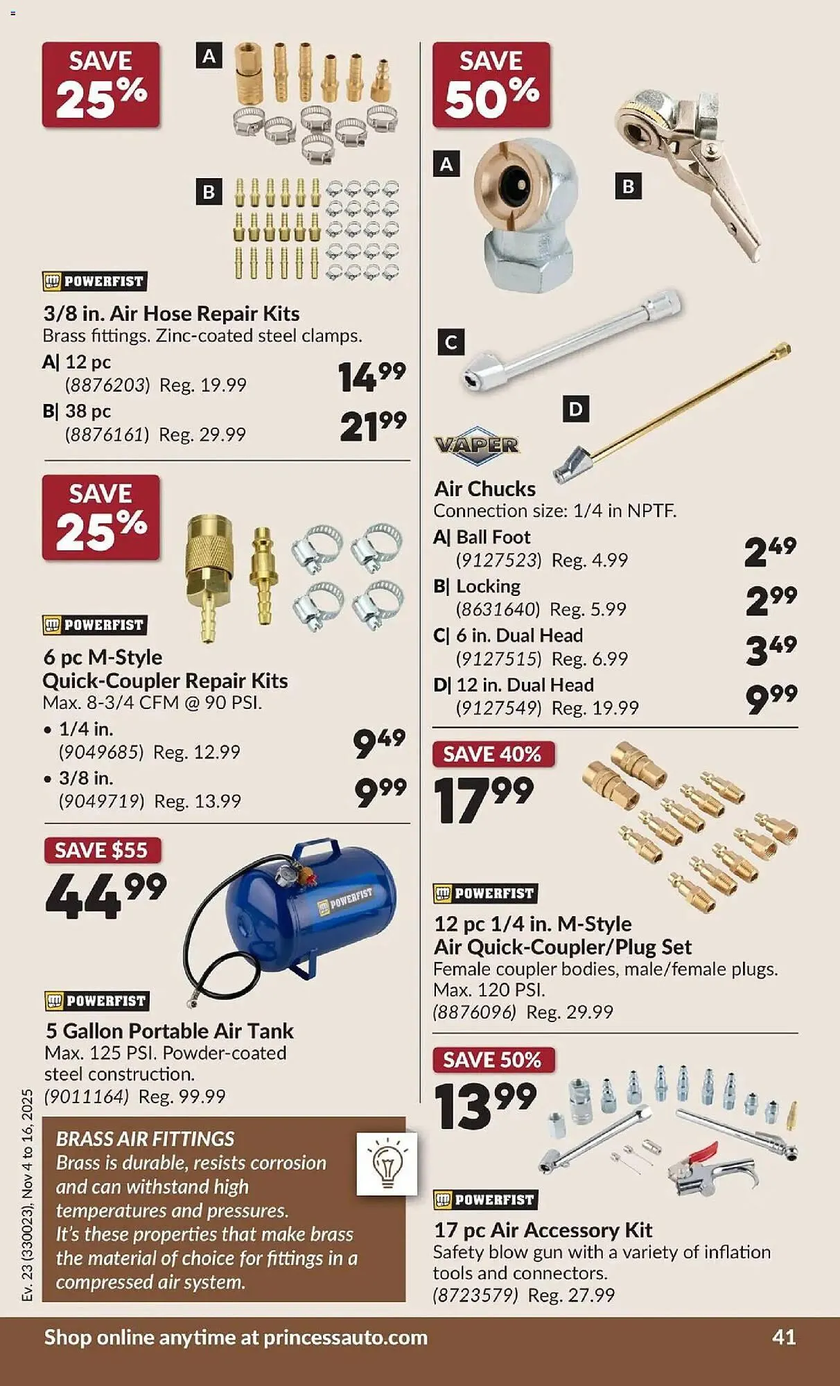 Princess Auto flyer from November 4 to November 17 2025 - flyer page 48