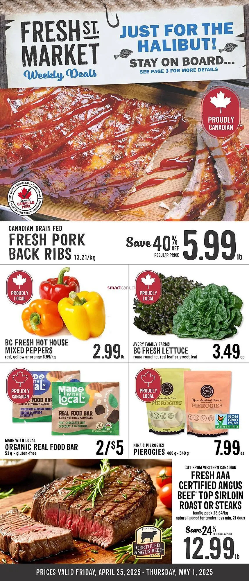 Fresh St Market flyer from April 24 to May 24 2025 - flyer page 1