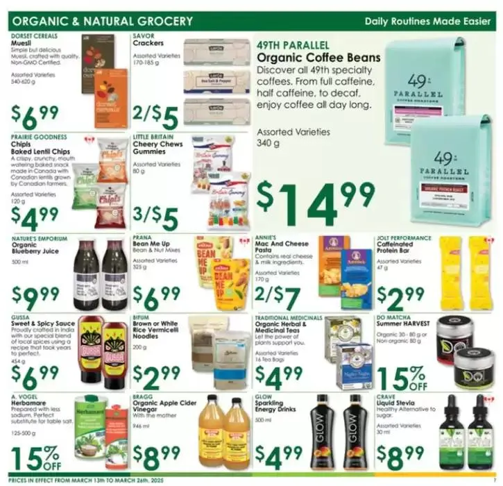 Current deals and offers from March 13 to March 26 2025 - flyer page 7