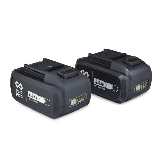 PWR POD 20V MAX 4.0 Ah Batteries, 2-pk