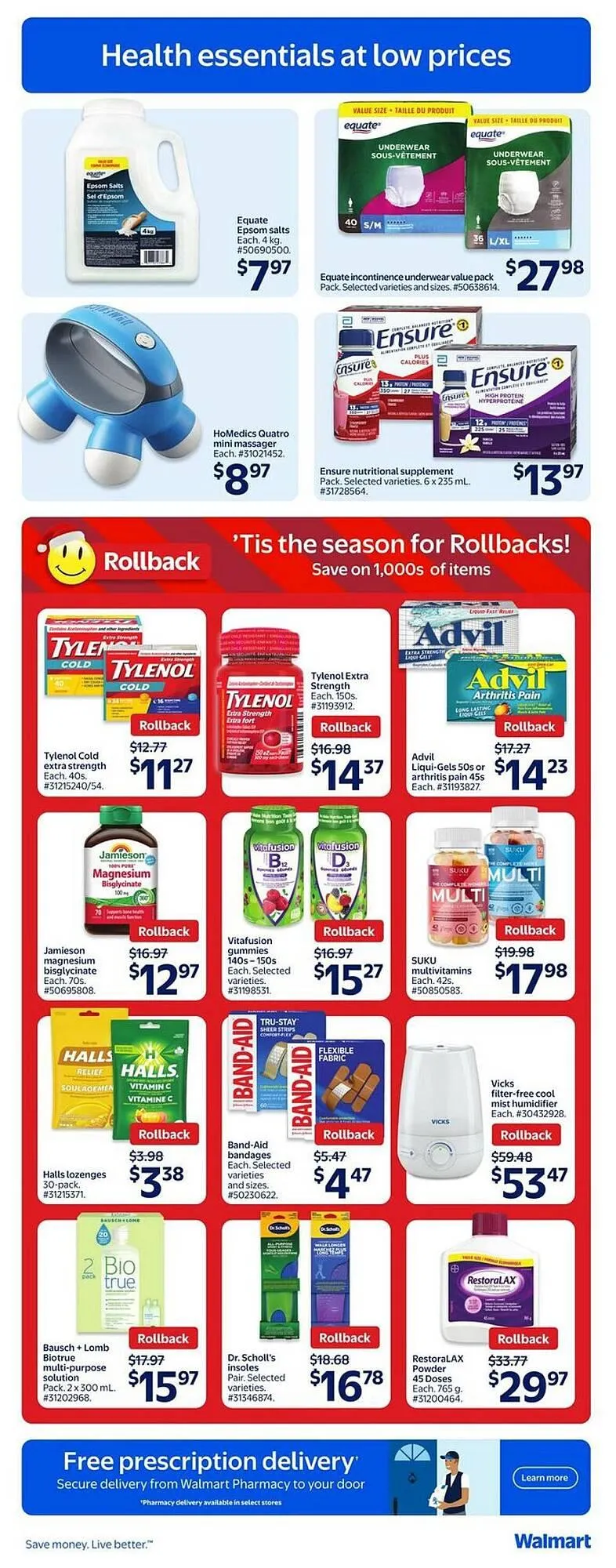 Walmart flyer from December 10 to December 24 2025 - flyer page 22