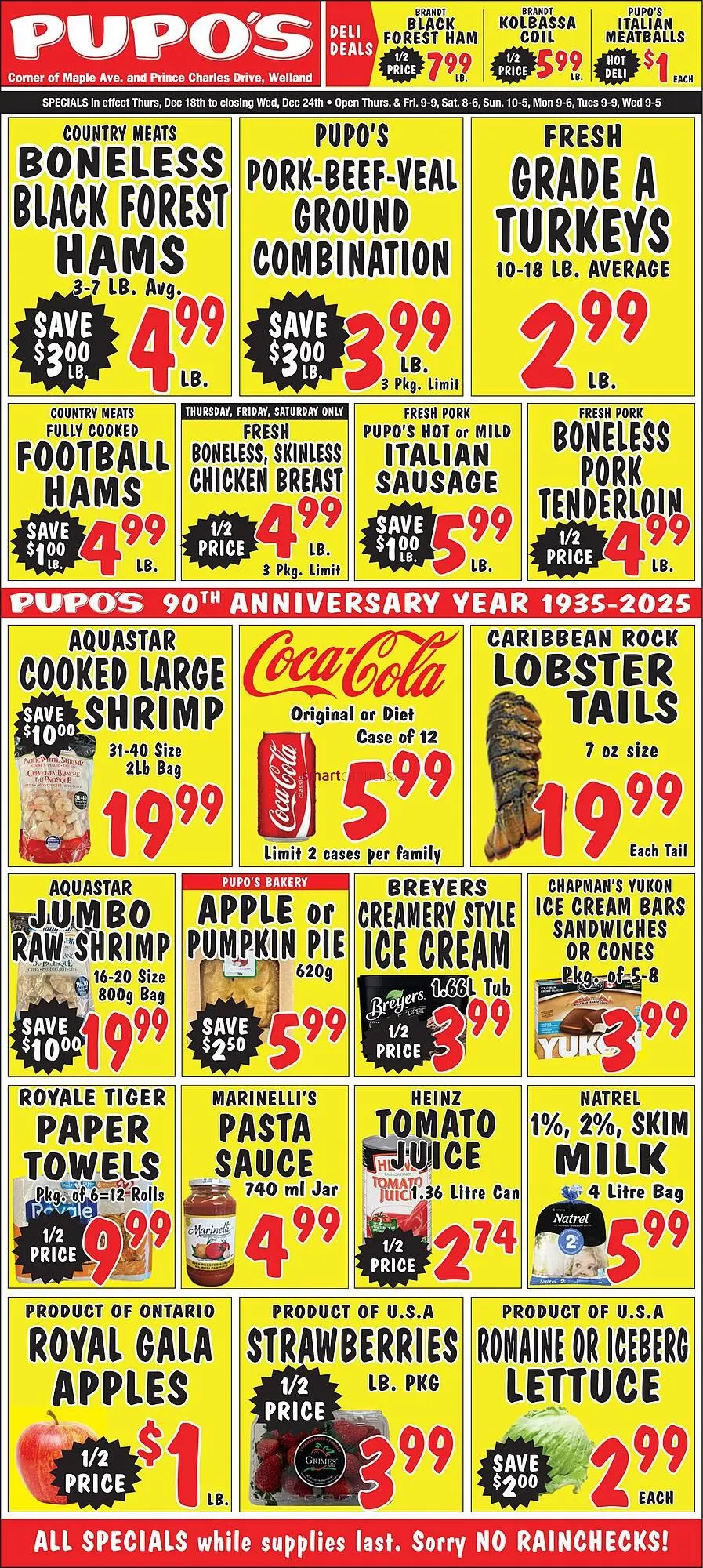 Pupo's Food Market flyer from December 18 to December 24 2025 - flyer page 1