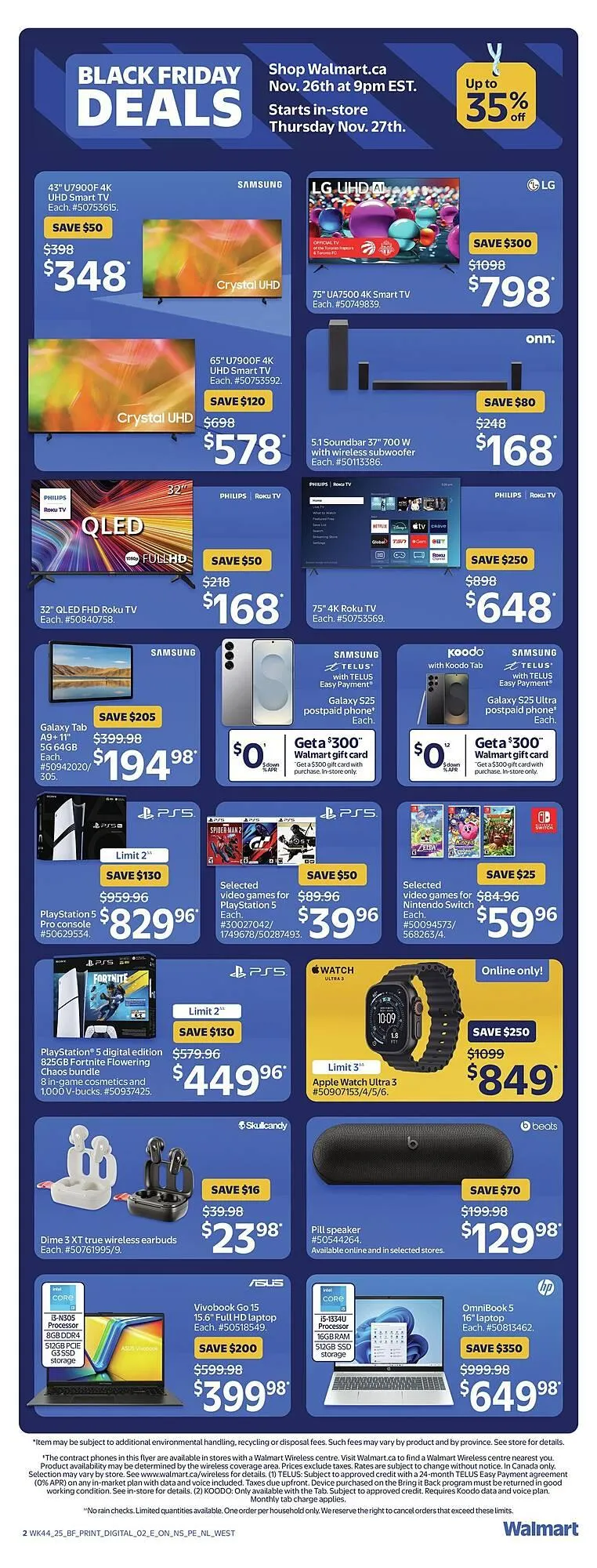 Walmart flyer from November 27 to December 8 2025 - flyer page 3