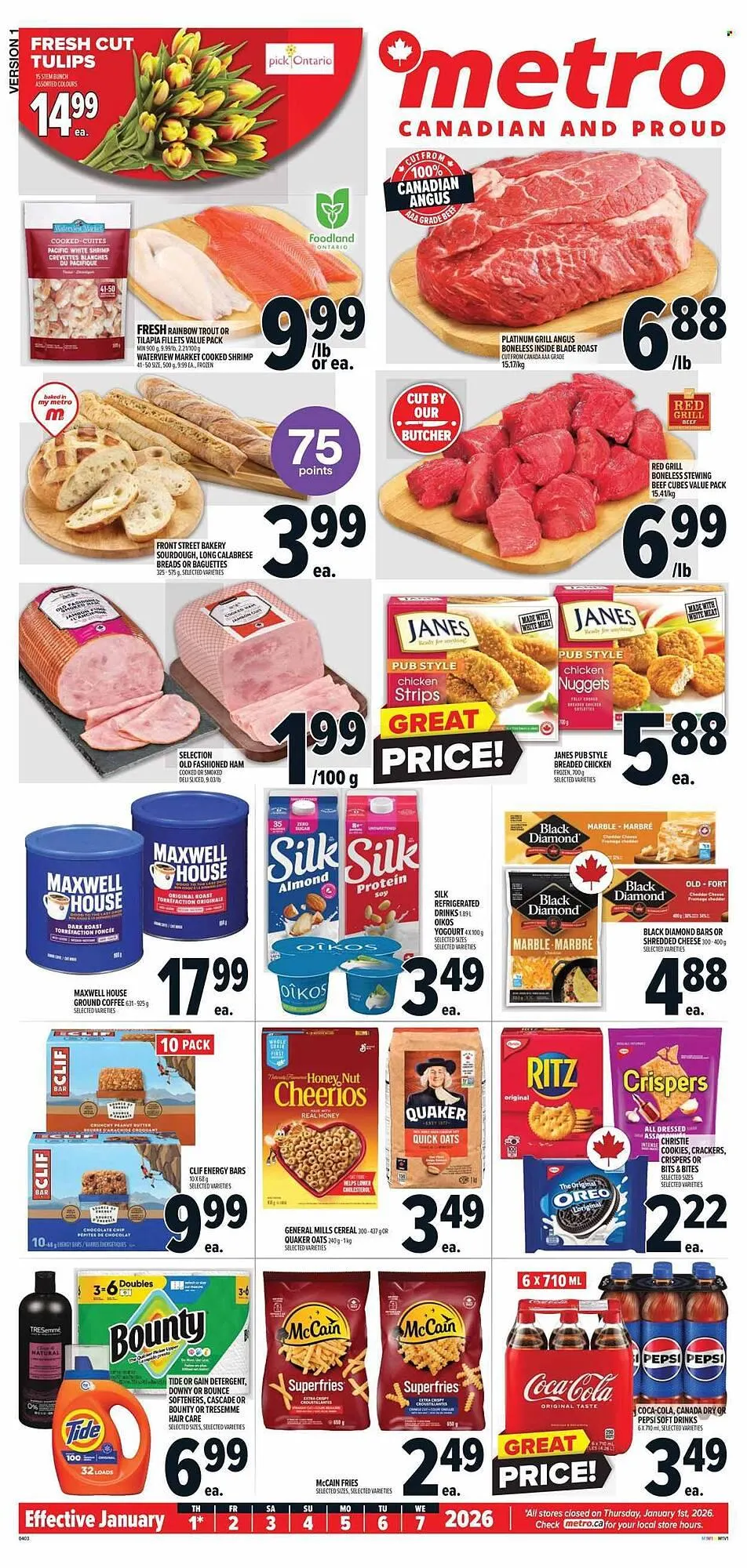 Metro flyer from January 1 to January 5 2026 - flyer page 2