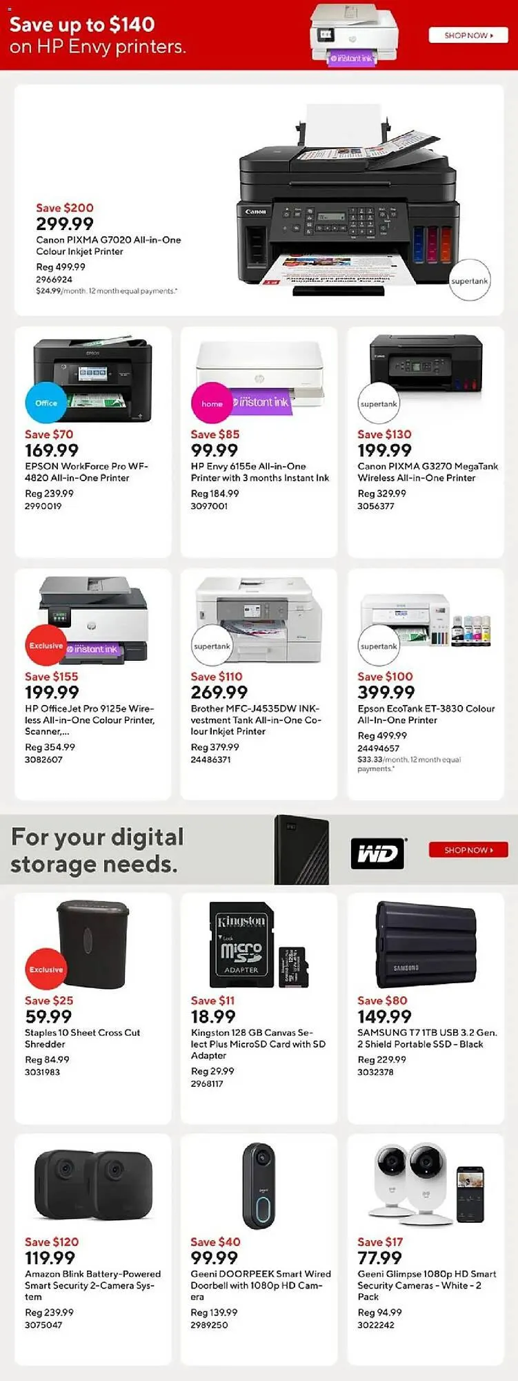 Staples flyer from April 9 to April 15 2025 - flyer page 16