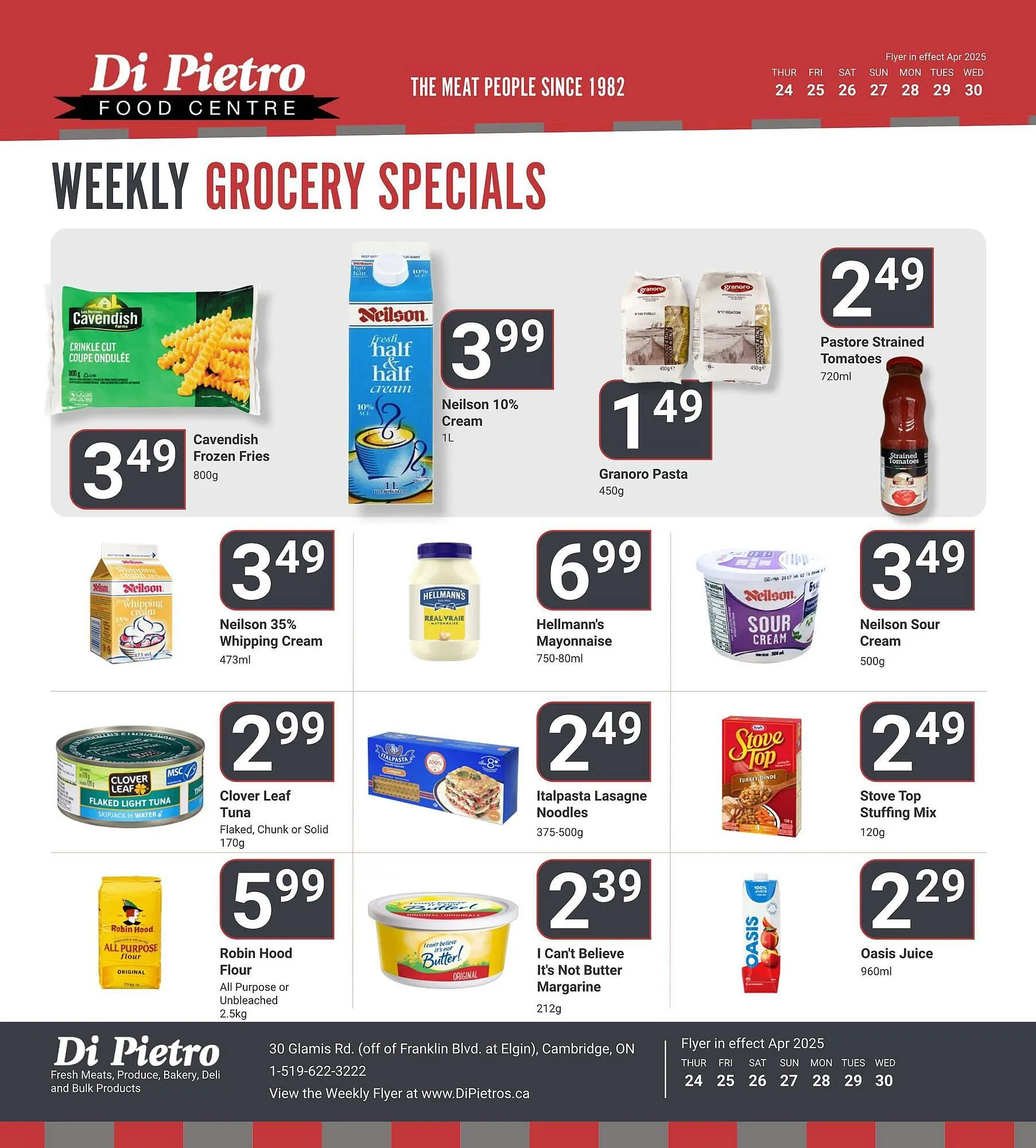 Di Pietro flyer from April 24 to April 30 2025 - flyer page 8