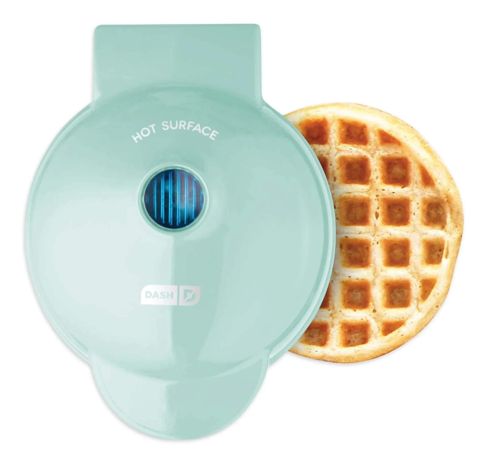 Dash Compact Mini, Non-Stick Waffle Maker, Aqua