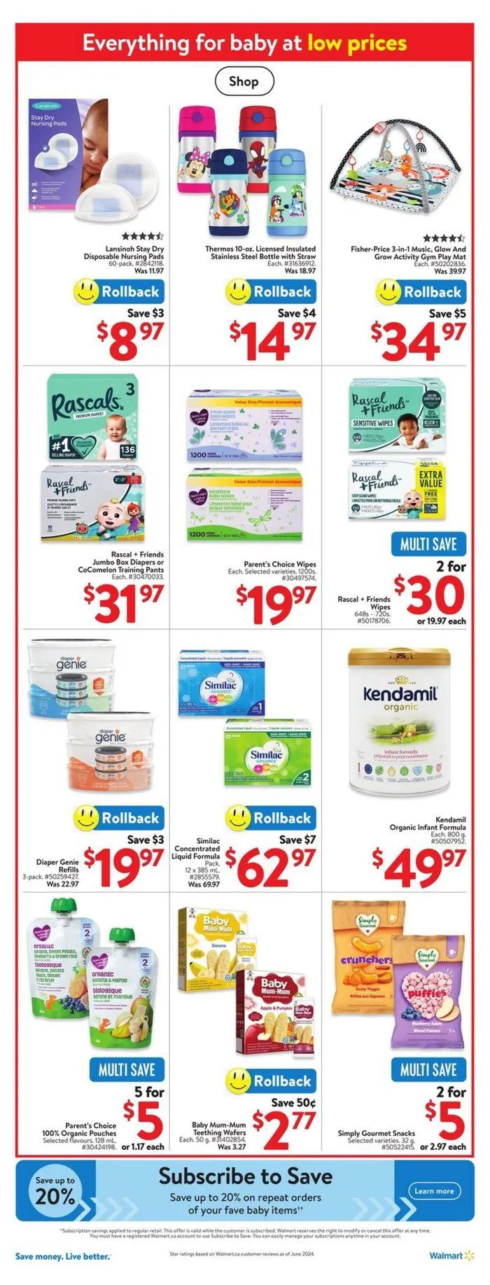 Walmart flyer from August 15 to August 21 2024 - flyer page 3