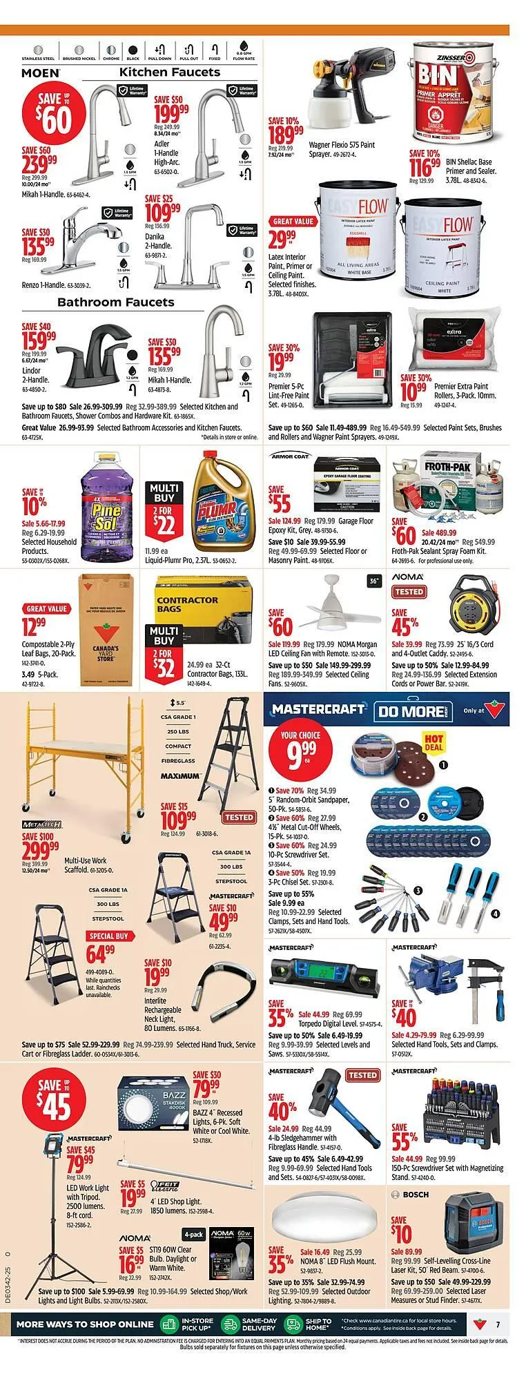 Canadian Tire flyer from October 9 to October 15 2025 - flyer page 7