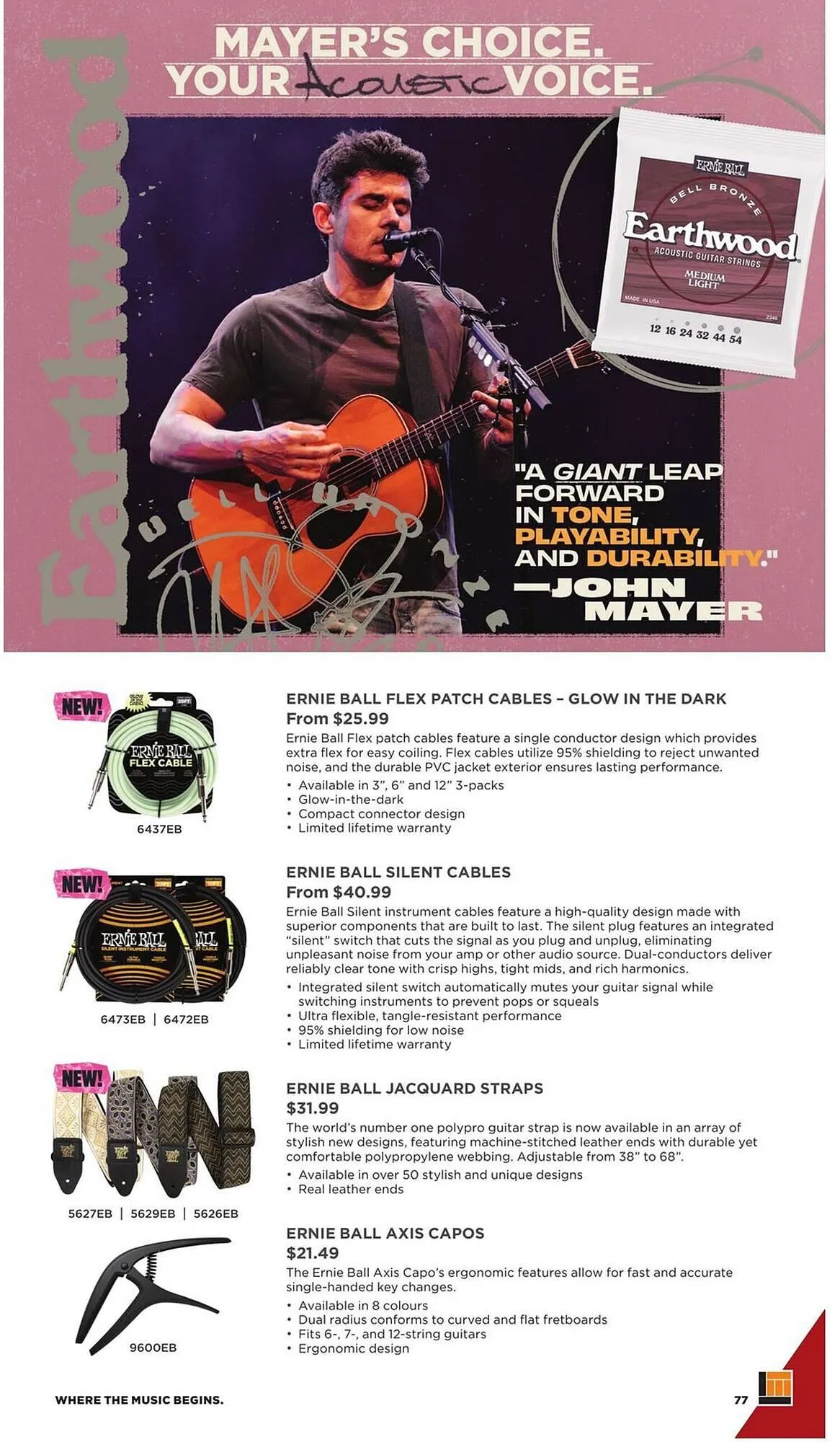 Long & McQuade flyer from November 5 to July 31 2026 - flyer page 77