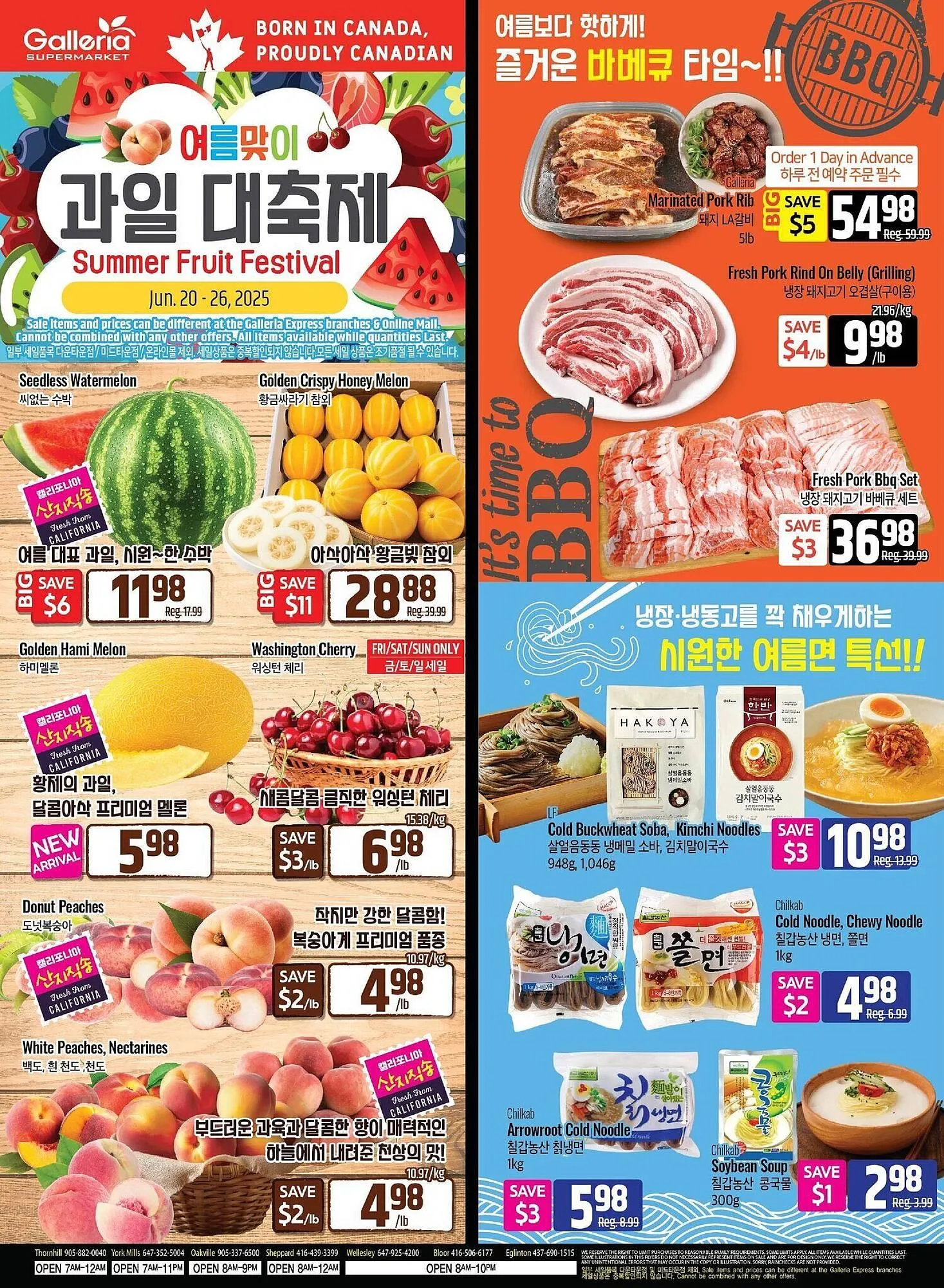 Galleria Supermarket flyer from June 20 to June 27 2025 - flyer page 1