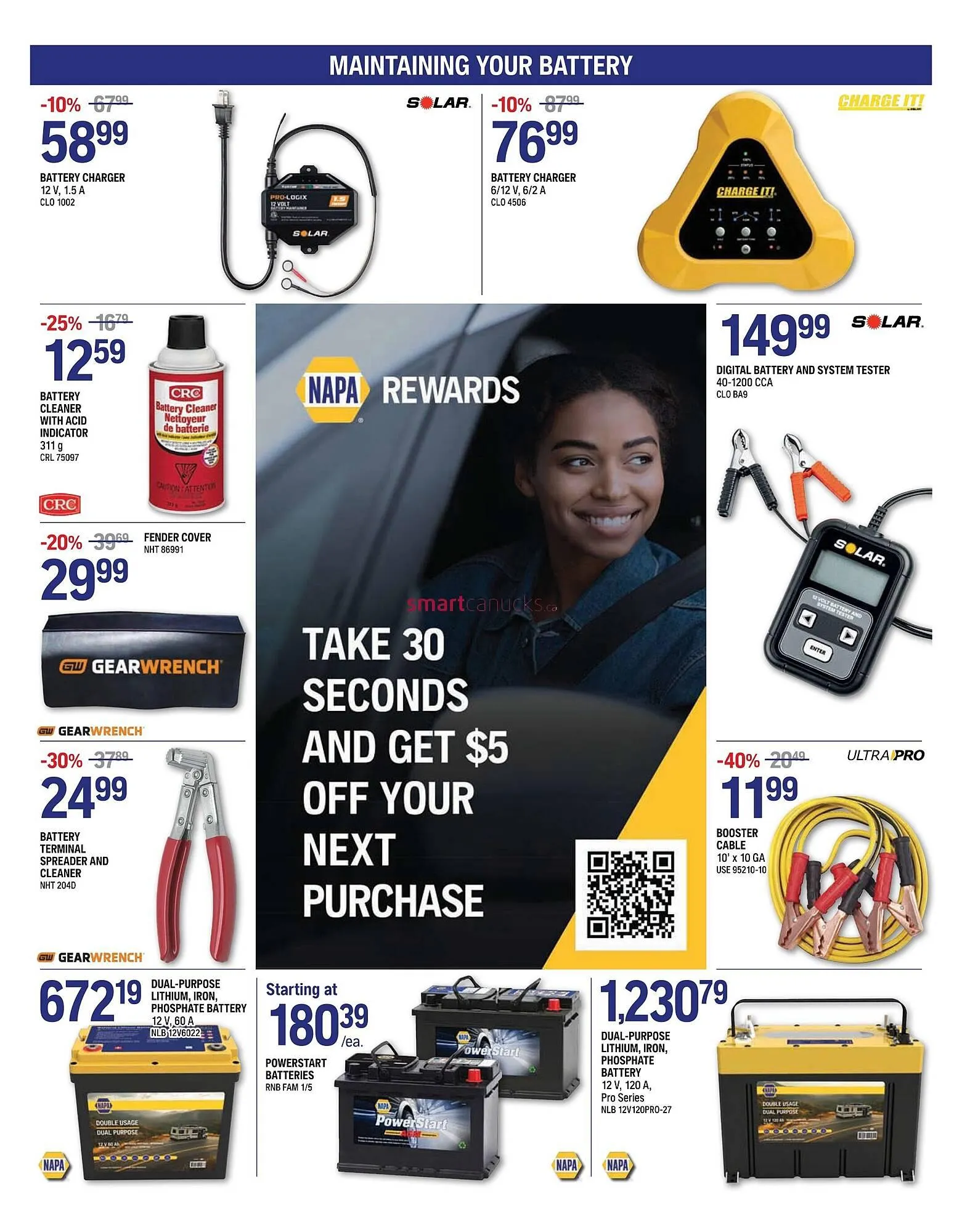 NAPA Auto Parts flyer from March 1 to March 31 2026 - flyer page 7