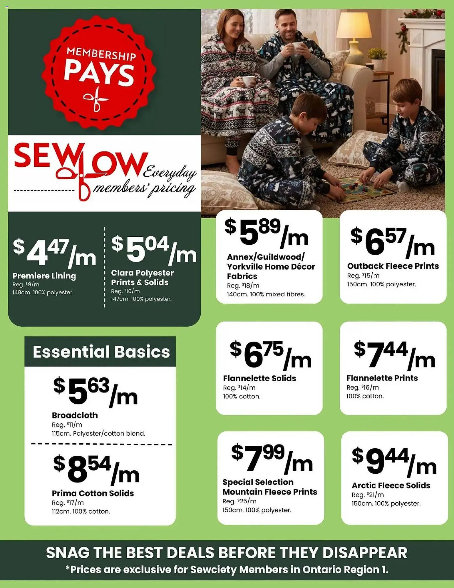 Fabricland flyer from January 2 to February 1 2026 - flyer page 3