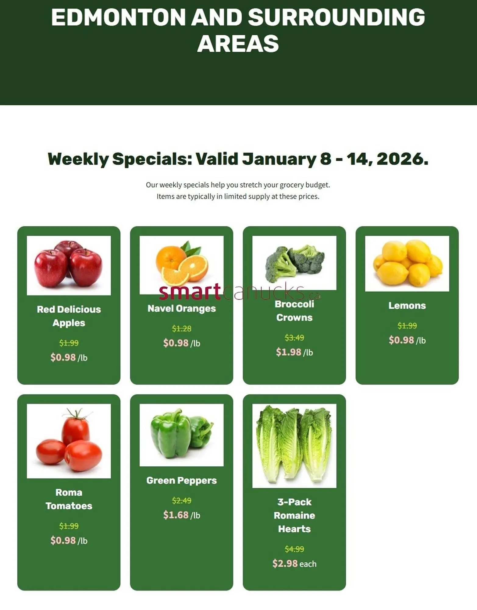 H&W Produce flyer from January 8 to January 14 2026 - flyer page 2