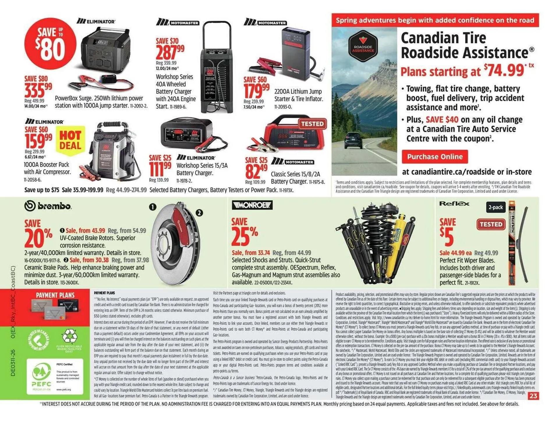 Canadian Tire flyer from March 12 to April 2 2026 - flyer page 33