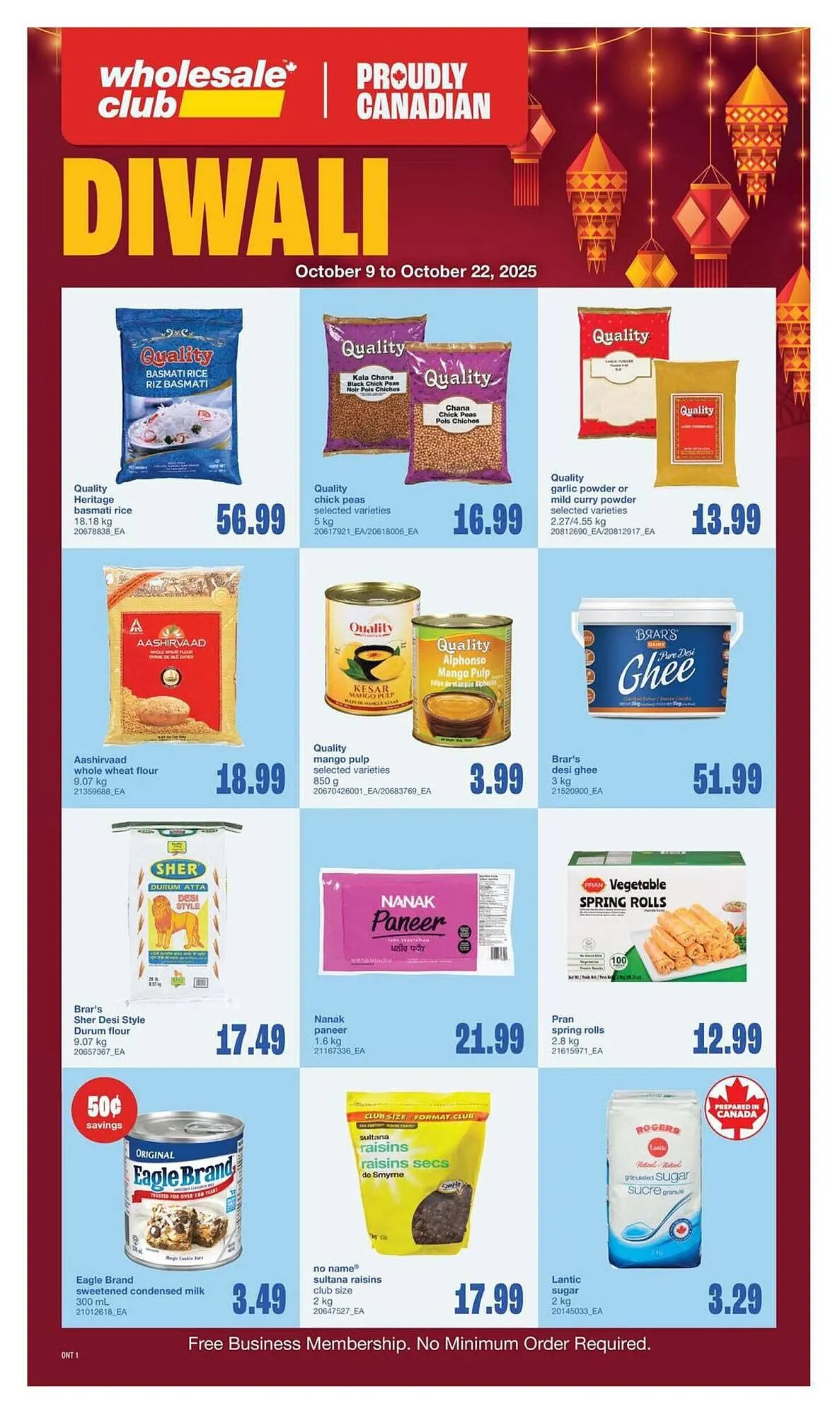 Wholesale Club flyer from October 9 to October 23 2025 - flyer page 1