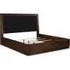 Dilenno Panel Bed - Dark Brown