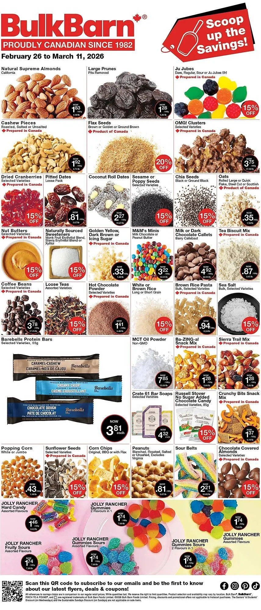 Bulk Barn flyer from February 26 to March 11 2026 - flyer page 1