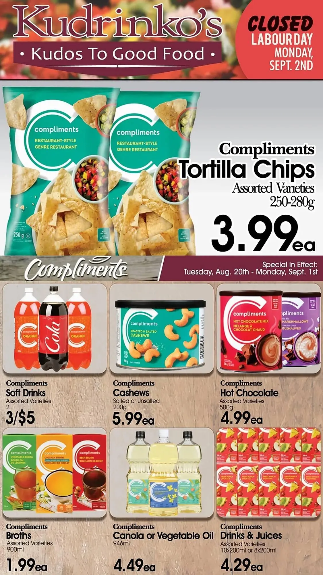 Kudrinko's flyer from August 22 to August 28 2024 - flyer page 5