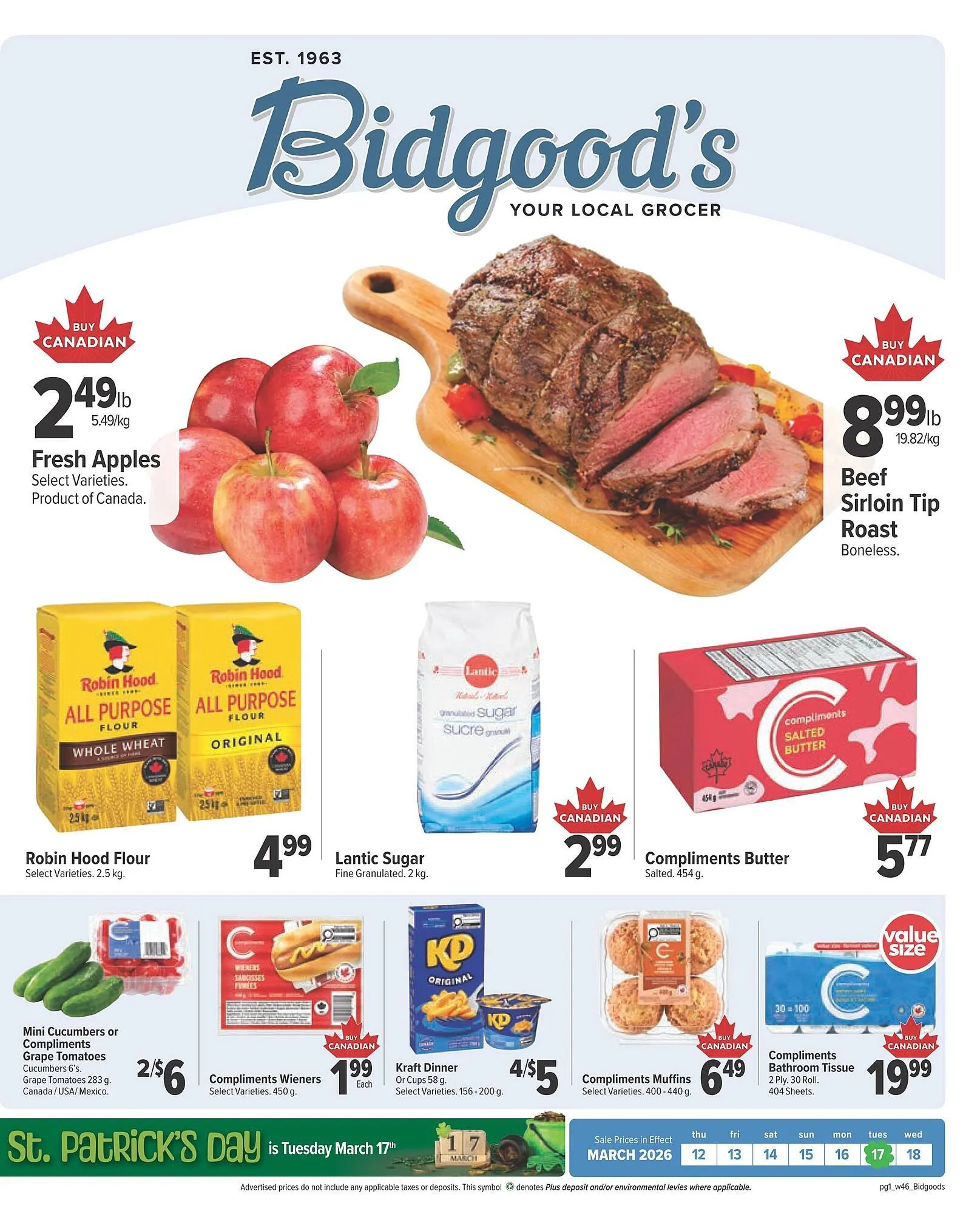 Bidgood's flyer from March 12 to March 18 2026 - flyer page 1