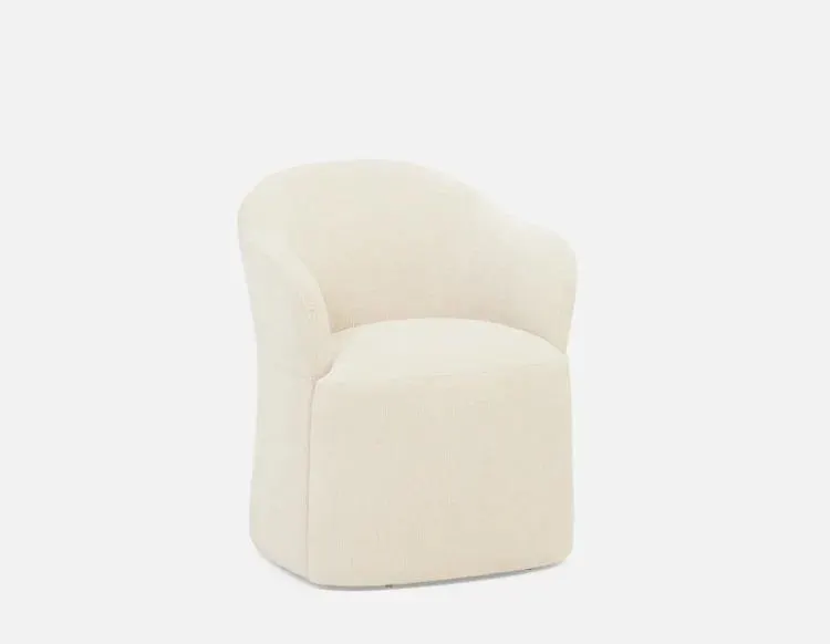 MAGNUS dining chair on caster wheels