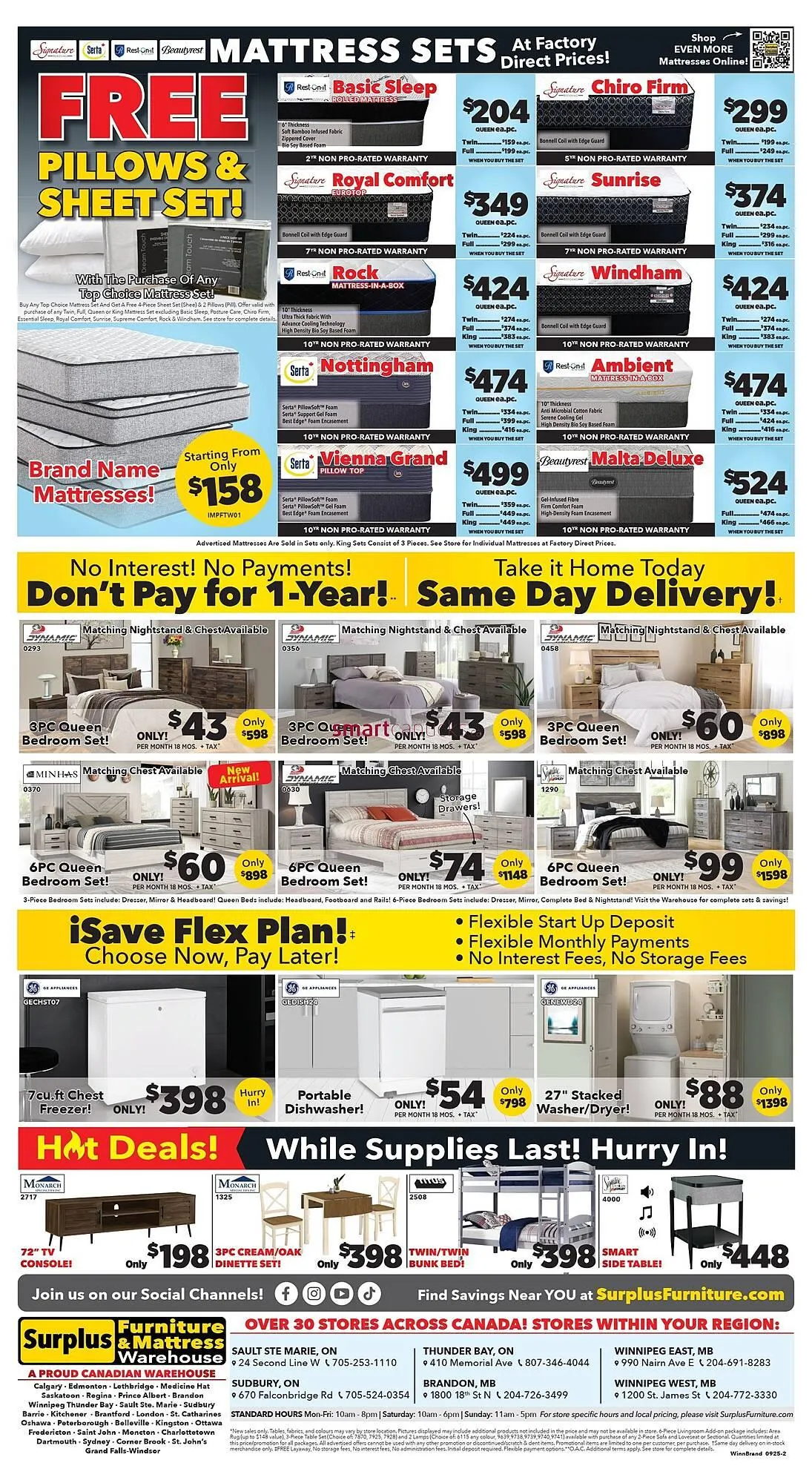 Surplus Furniture flyer from September 5 to September 11 2025 - flyer page 2
