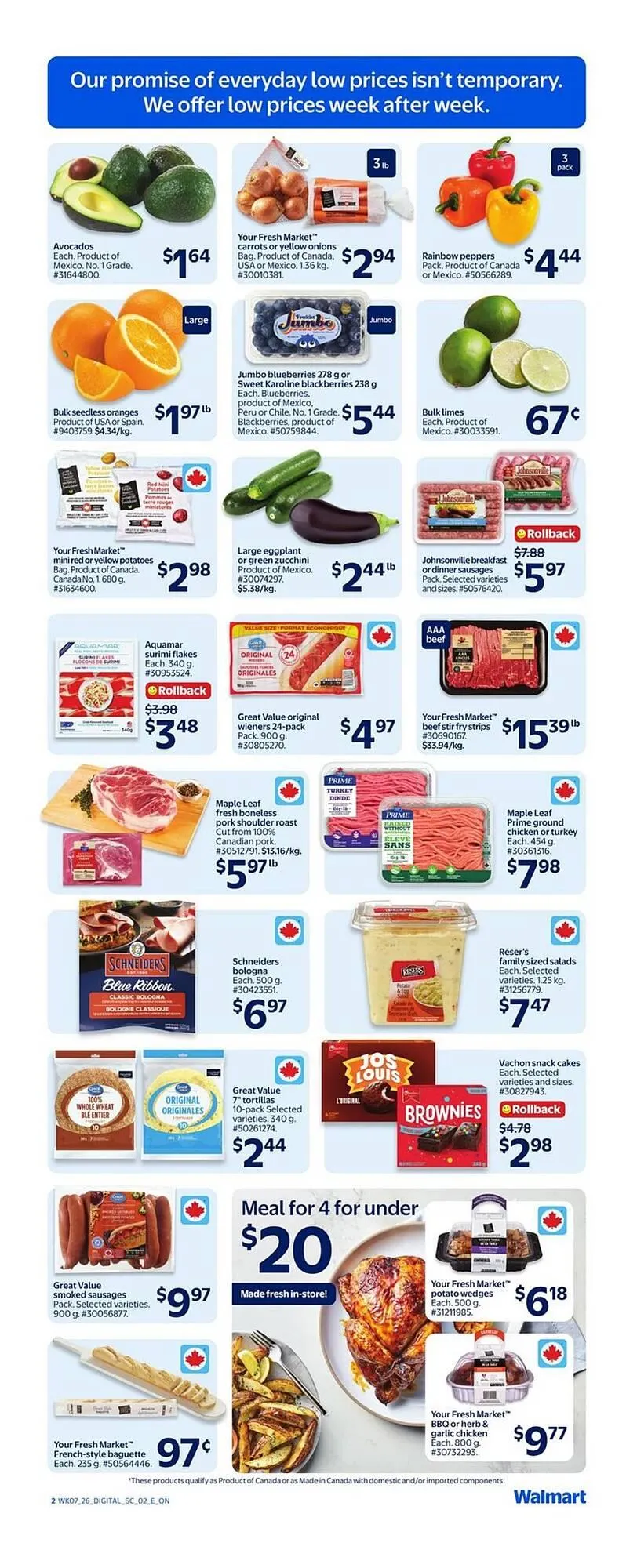 Walmart flyer from March 12 to March 18 2026 - flyer page 6