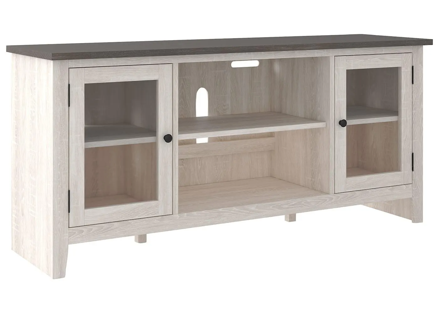 Dorrinson Large TV Stand - Two-tone